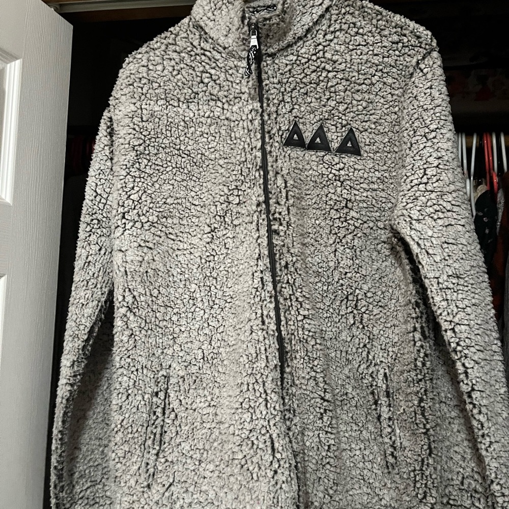 Tri delt Sherpa zip up
